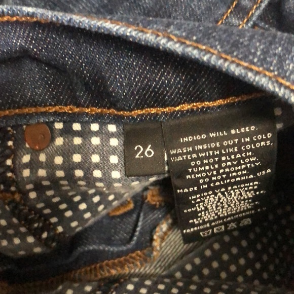 J Brand Aidan Boyfriend Ringer Baggy Jeans Size 26 Straight Leg - Picture 7 of 8